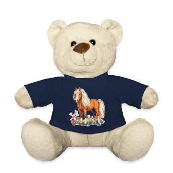 Pferd auf Wiese - Teddy - French Navy - Vorne