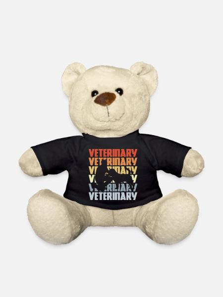 Vintage Tierarzt - Teddy - Schwarz