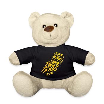 ornement à motif de flèches - Nounours - noir - Devant