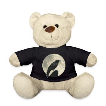 Raven - Teddy Bear - black - Front