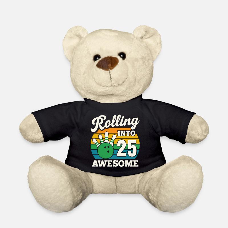 Rouler dans 25 avec une ambiance rétro - Nounours - noir