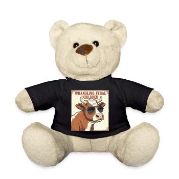Wrangling Feral Children - Teddy Bear - black - Front