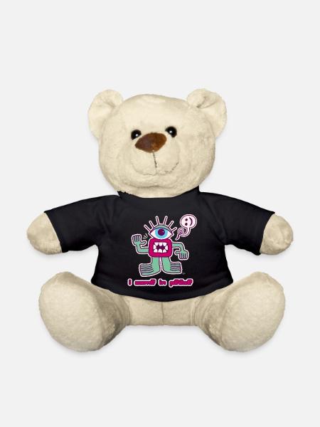 Alien - Teddy Bear - black