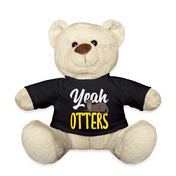 Ja Seeotter Cartoon - Nounours - noir - Devant