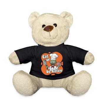 Cooking Zombie Eat or Be Eaten - Teddy Bear - black - Front