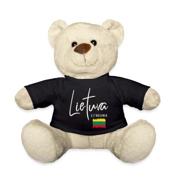 Litauische Wurzeln, ich liebe Litauen - Teddy - Schwarz - Vorne