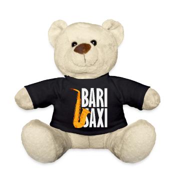 Bari Saxi Saxophoniste Jazz - Nounours - noir - Devant