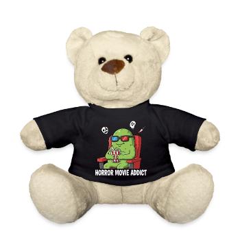 Horror movie lover Alien - Teddy Bear - black - Front