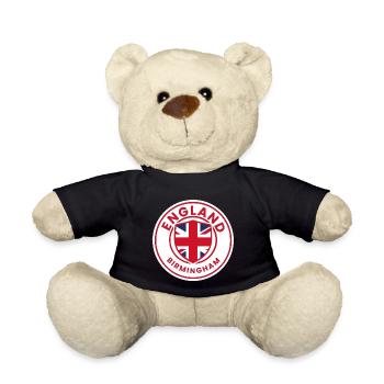 Insigne britannique en rouge, blanc, bleu - Nounours - noir - Devant