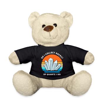 Geologe Geologin Geologie Gestein Steine Sammeln - Teddy - Schwarz - Vorne