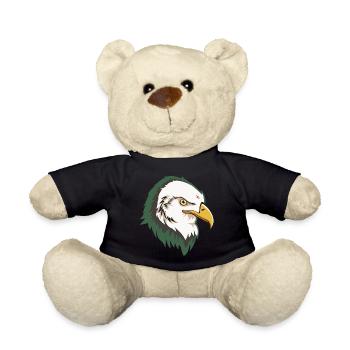 Eagle Head - Teddy Bear - black - Front