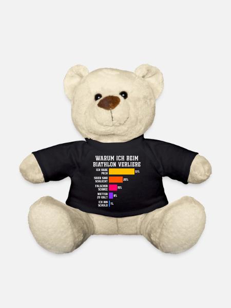 Biathlon Warum ich beim Biathlon verliere - Teddy - Schwarz