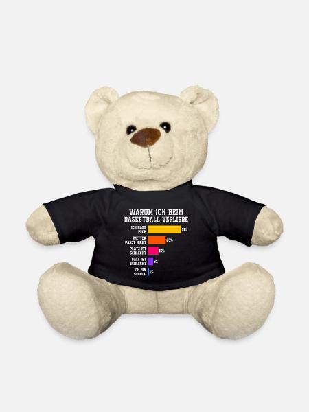 Warum ich beim Basketball verliere Basketball - Teddy - Schwarz