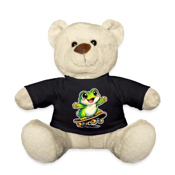 Happy Frog Skateboard - Nounours - noir - Devant
