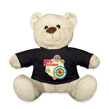 Target spilling - because something always goes wrong - Teddy Bear - black - Front