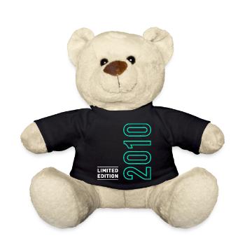 16 Geburtstag Geschenk 2010 Junge Endlich 16 - Teddy - Schwarz - Vorne