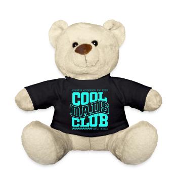 Cool Dads Club - Papa 2026 Vatertag Geschenk - Teddy - Schwarz - Vorne