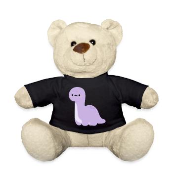 Brachiosaurus Lulu - Nounours - noir - Devant