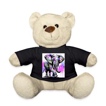 Elefant - Teddy - Schwarz - Vorne