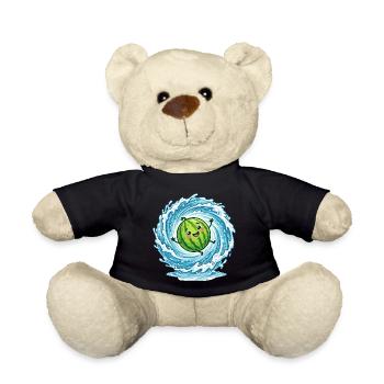 Éclaboussures de pastèque, ambiances de piscine d’été, mesdames - Nounours - noir - Devant