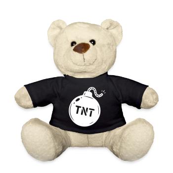Bombe TNT Symbol - Teddy - Schwarz - Vorne