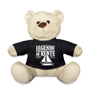 Légende à la retraite - Nounours - noir - Devant