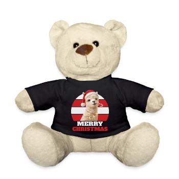 Alpaga avec canne d’orge - Nounours - noir - Devant