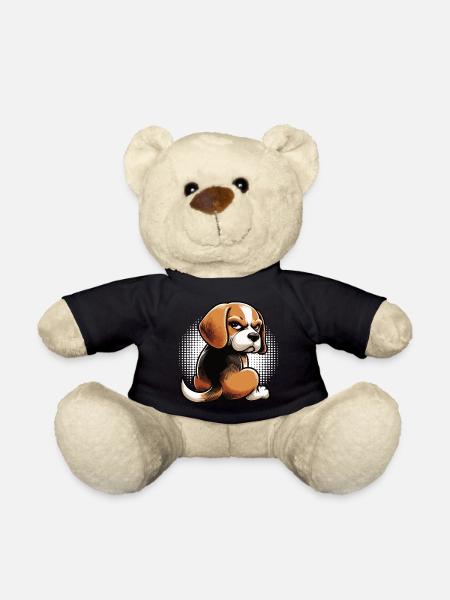 Beagle Beaglebesitzer Beaglehalter beaglehund - Teddy - Schwarz