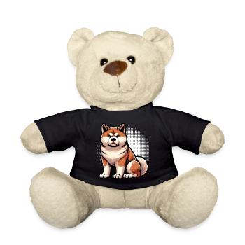 Akita Akita propriétaire Akitas Akita amoureux Akitafan - Nounours - noir - Devant