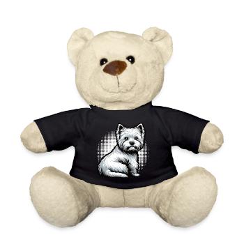 Propriétaire de Westie Westie Terrier des Highlands - Nounours - noir - Devant