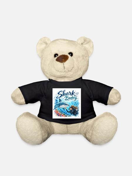 Shark Buddy Underwater Friend - Teddy Bear - black