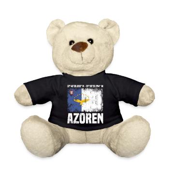Island trip Azores - Teddy Bear - black - Front