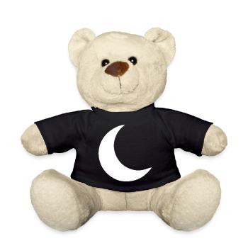 Moon Crescent White Gift - Teddy Bear - black - Front