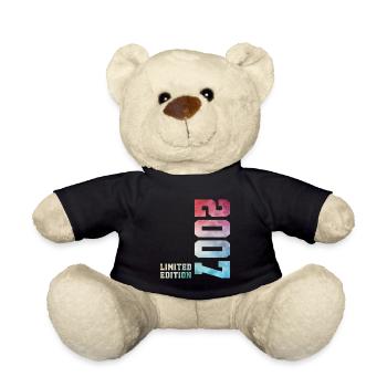 19. Geburtstag Limited Edition 2007 Jahrgang 2007 - Teddy - Schwarz - Vorne
