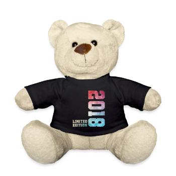 8. Geburtstag Limited Edition 2018 – Jahrgang 2018 - Teddy - Schwarz - Vorne