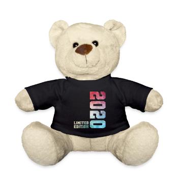 6. Geburtstag Limited Edition 2020 – Jahrgang 2020 - Teddy - Schwarz - Vorne