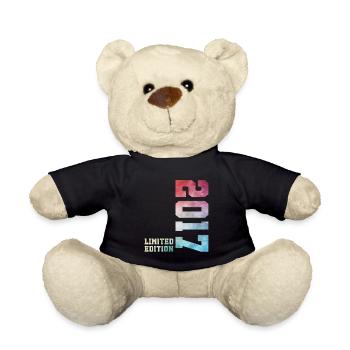 9. Geburtstag Limited Edition 2017 – Jahrgang 2017 - Teddy - Schwarz - Vorne