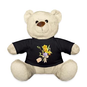 Thank you Bouquet - Teddy Bear - black - Front