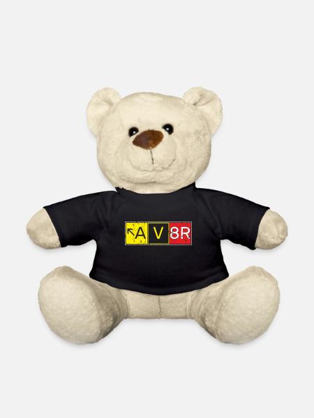 AV8R | AVIATOR aviators, pilots - Teddy Bear - black