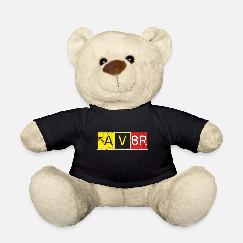 AV8R | AVIATOR aviators, pilots - Teddy Bear - black