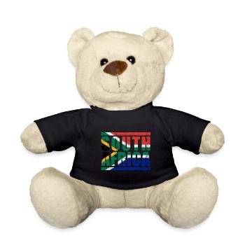 South Africa - Teddy Bear - black - Front