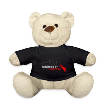 Skydiving Sky Skydiving - Teddy Bear - black - Front