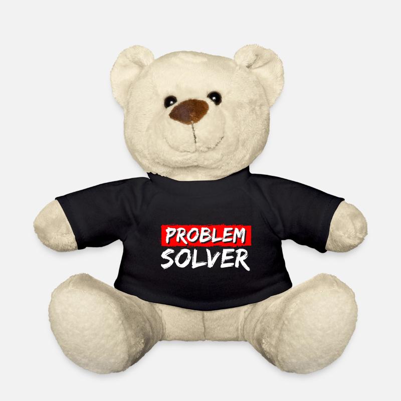Lösung Lustig Kein Problem - Teddy - Schwarz