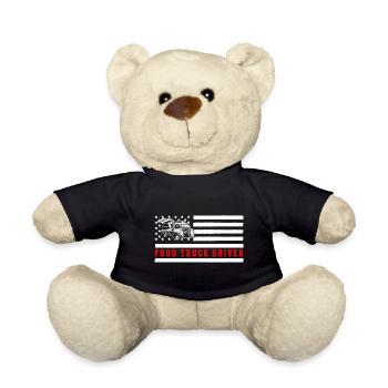 Fast Food Truck Foodtrucker Fries - Teddy Bear - black - Front
