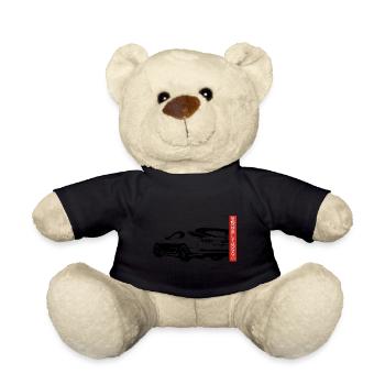 A80 Supra Geschenk JDM Motorsport Japan Auto - Teddy - Schwarz - Vorne