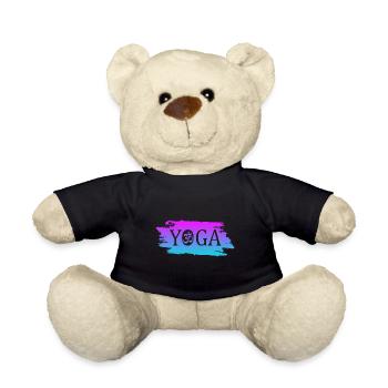 yoga om namaste - Teddy - Schwarz - Vorne