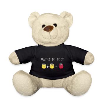 maths de foot - Nounours - noir - Devant