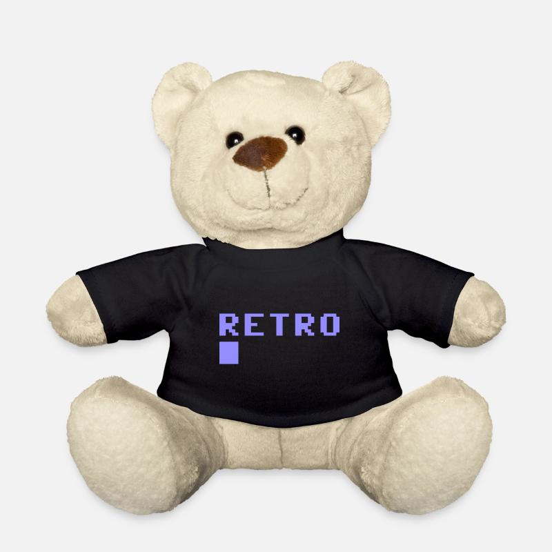Rétro 8 bits - Nounours - noir