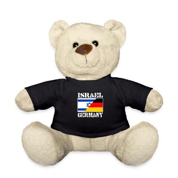 Israel Germany,Deutschland,friendship,Flagge Shirt - Teddy - Schwarz - Vorne