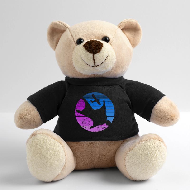 Wingsuit Basejump skydiving retro look Teddy Bear